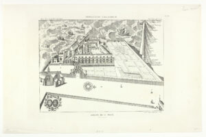 ***Gravure du XVII ème siècle de l'abbaye Saint-Mathieu de Fine-Terre