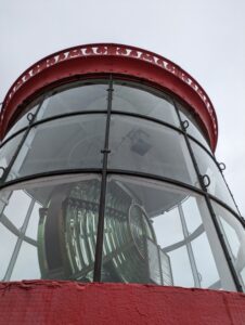 Lanterne actuelle du phare de Saint Mathieu (2025)