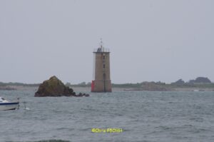 Phare de la Corne à marée haute