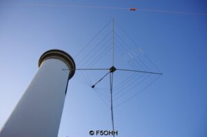 Phare de Kerjean et l'antenne Cobweb Phare de Kerjean et l'antenne Cobweb