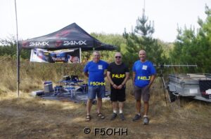 F5OHH Chris F4LRF Thierry et F4ELJ Dyd