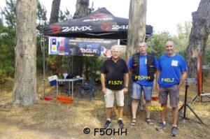 F1SJV Patrice, F5OHH Chris et F4ELJ Dyd