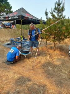 Station satellite en action