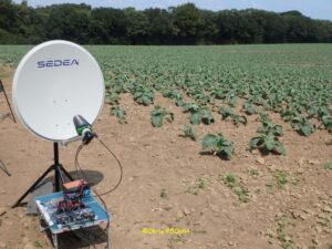 Station satellite QO-100 dans les choux